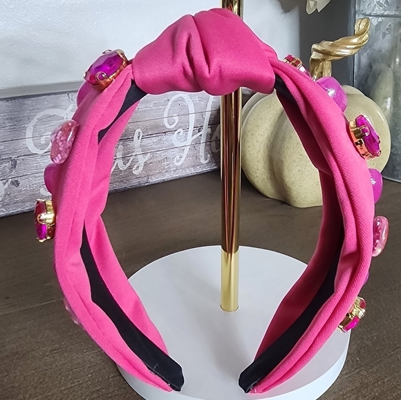 Accessories - Pink Embellished Headband